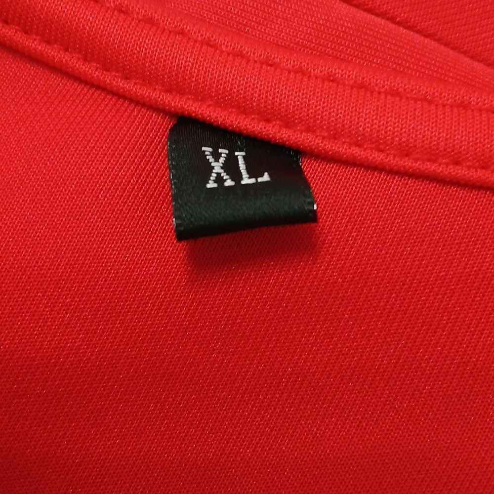 Holiday red ruffle side cinched holiday Christmas party  dress  Sz XL NWOT - Picture 10 of 10